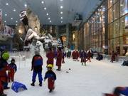 Het snowpark in het onderste gedeelte