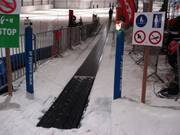 In het beginnersgebied is er een SunKid-transportband