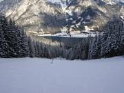 Hubertusafdaling met uitzicht op de Achensee