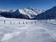 Skiklasje in het skigebied Gargellen