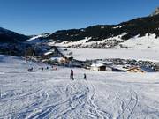 Gemakkelijke piste bij de sleeplift Ressebichl