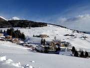 Plaats Meransen bij het skigebied