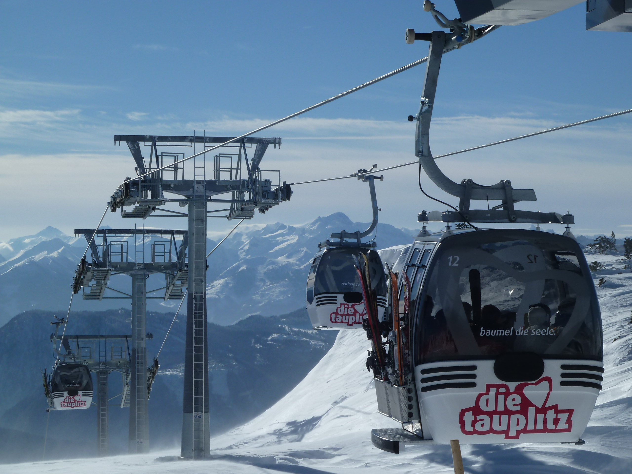 Alle skiliften/kabelbanen in het skigebied Tauplitz – Bad Mitterndorf