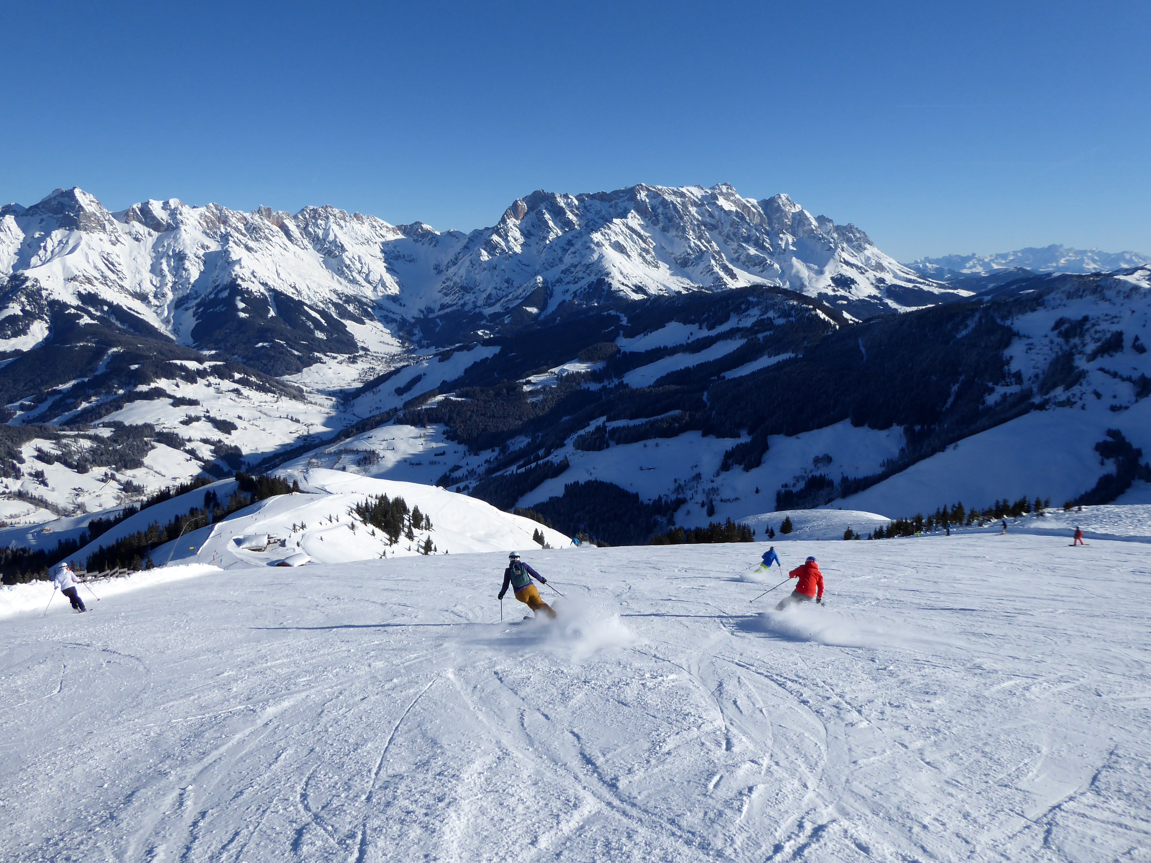 Beelden van het skigebied Hochkönig – Maria Alm/Dienten/Mühlbach