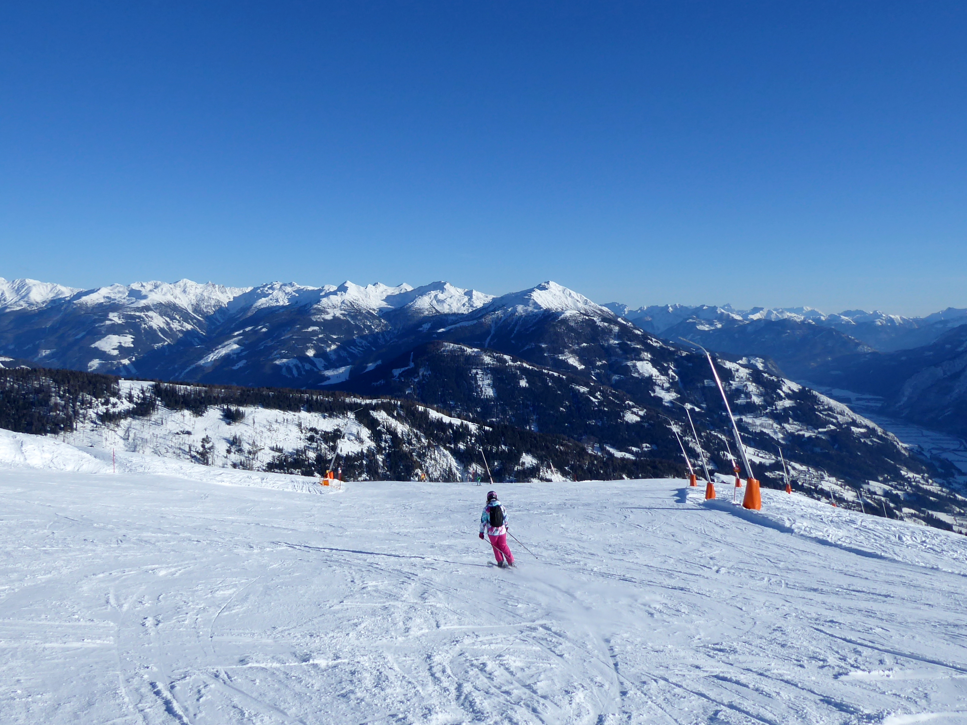 Beelden van het skigebied Zettersfeld – Lienz