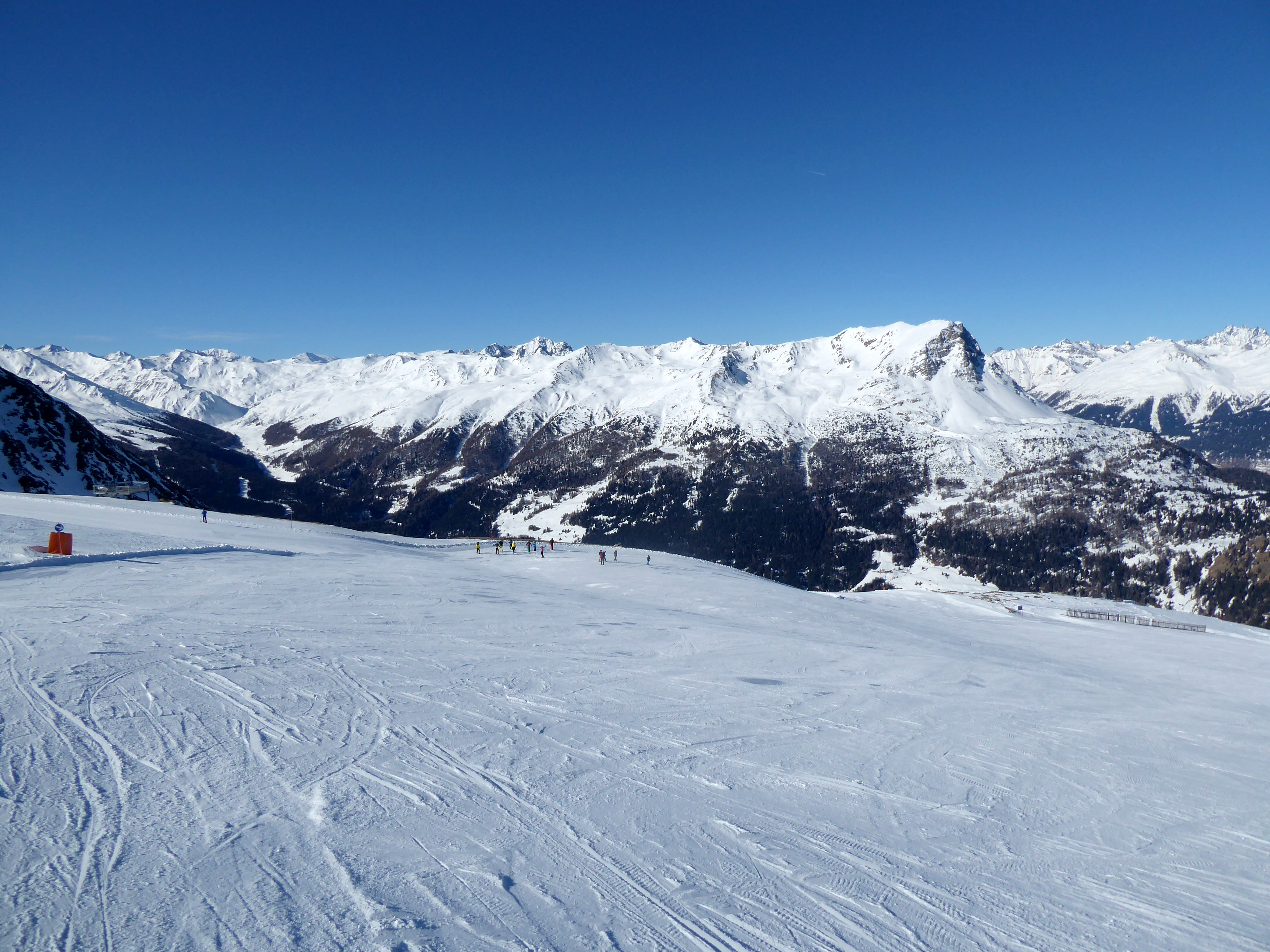 Beelden van het skigebied Nauders am Reschenpass – Bergkastel