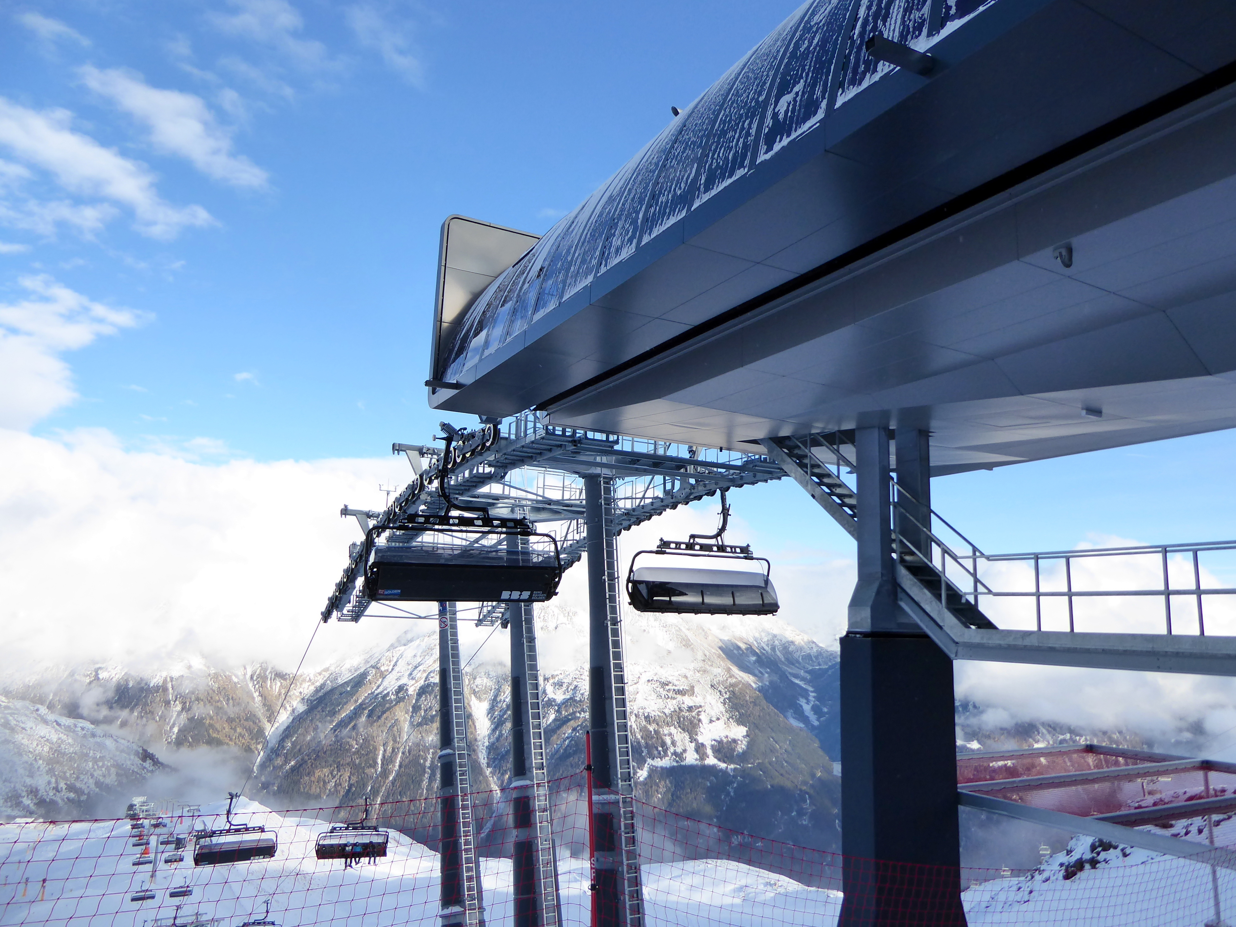Alle skiliften/kabelbanen in het skigebied Sölden