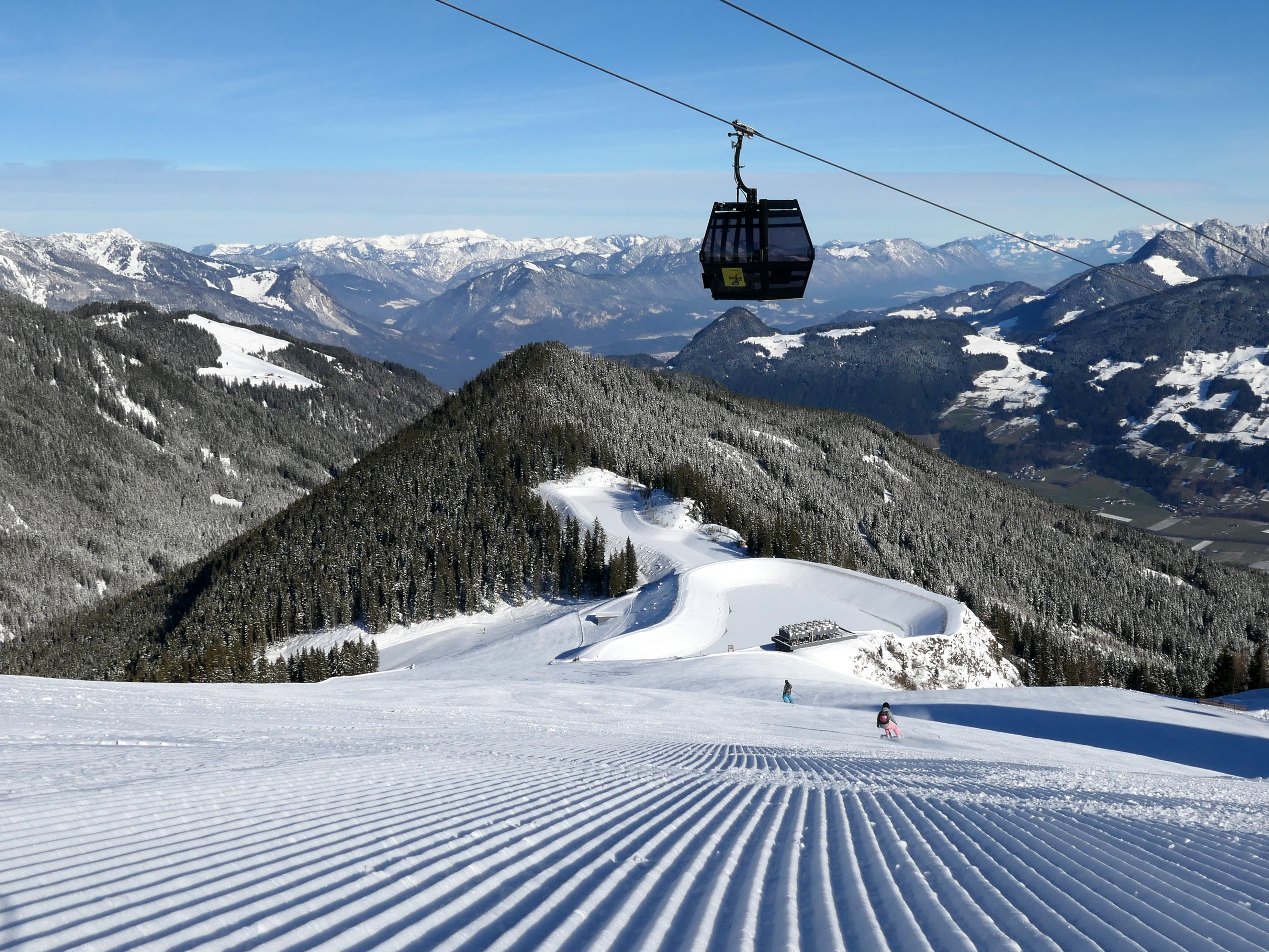 Beelden van het skigebied Spieljoch – Fügen