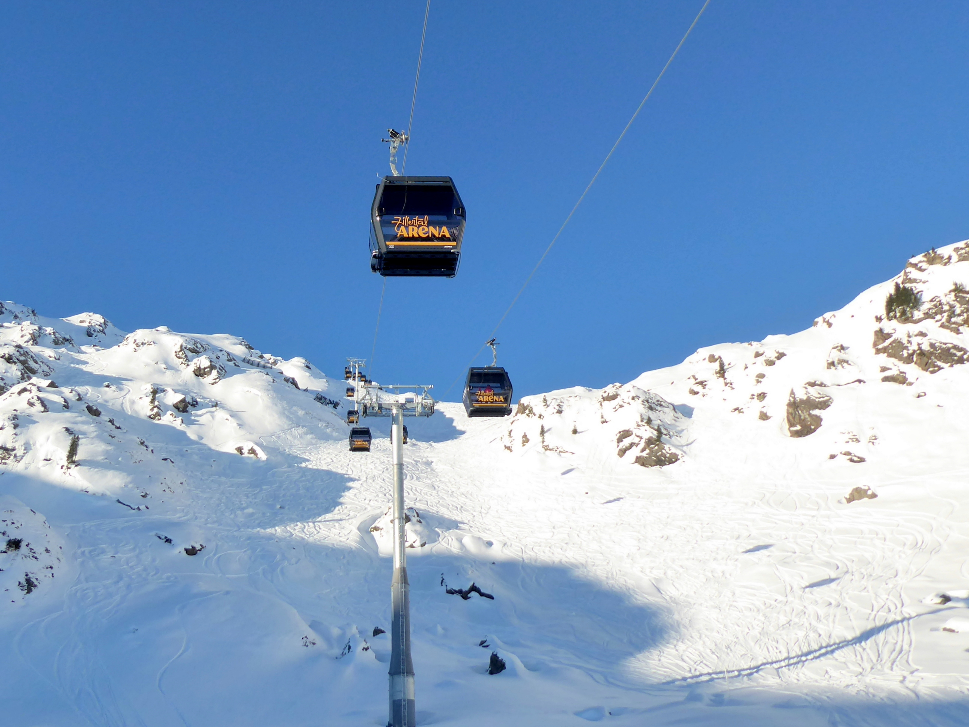 Alle skiliften/kabelbanen in het skigebied Zillertal Arena – Zell am Ziller/Gerlos/Königsleiten/Hochkrimml