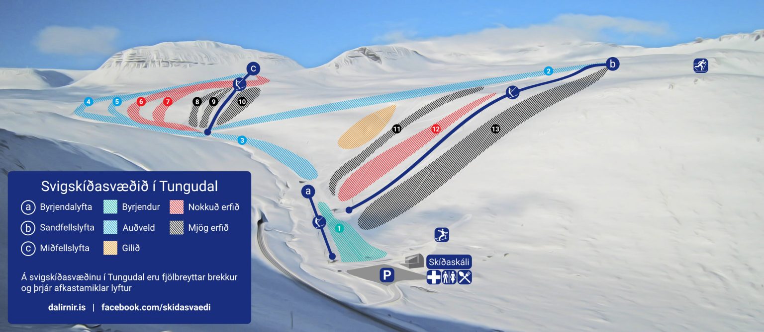 Skigebied Isafjördur