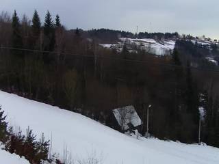 Laskowa-ski - widok na trasy