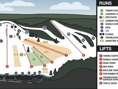 Pistekaart Cannonsburg